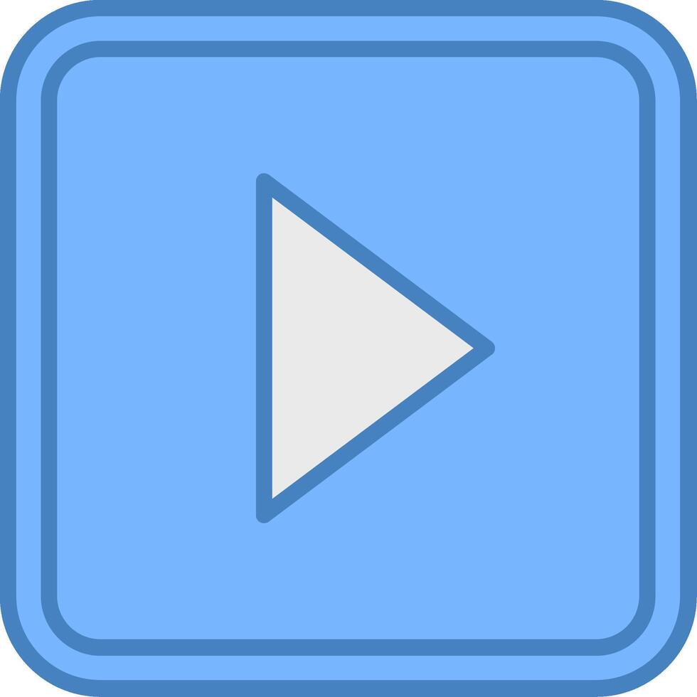 Play Neon Badge Element vector