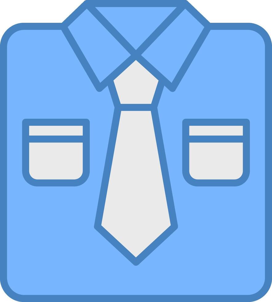 Shirt Refined Icon Sketch vector