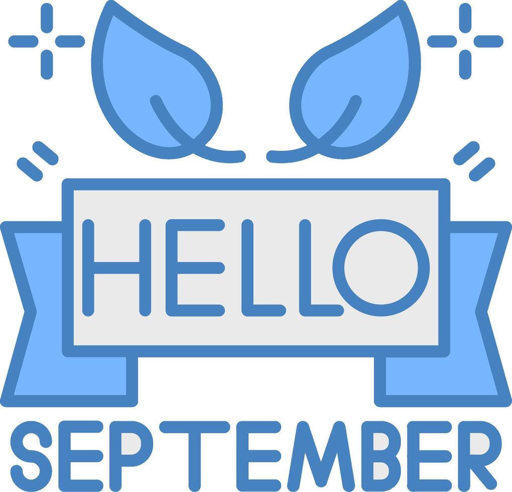 September Clear UX Symbol vector