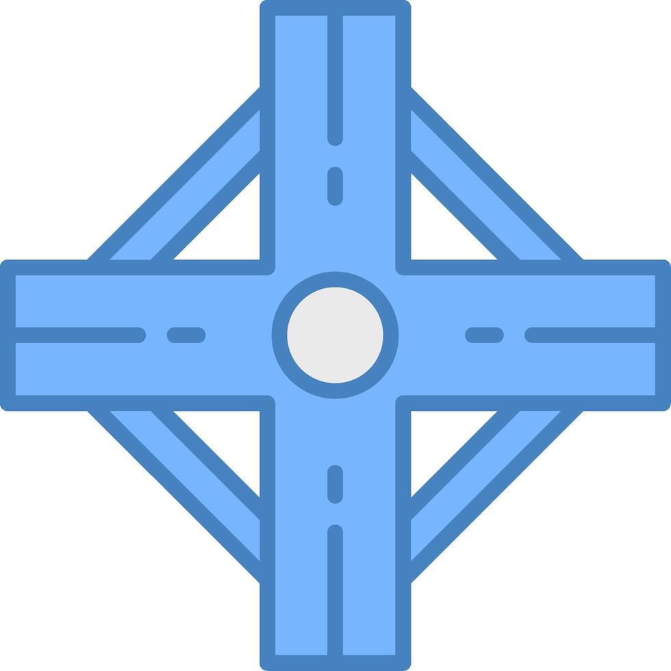 Road Intersection Polished UX Feature vector