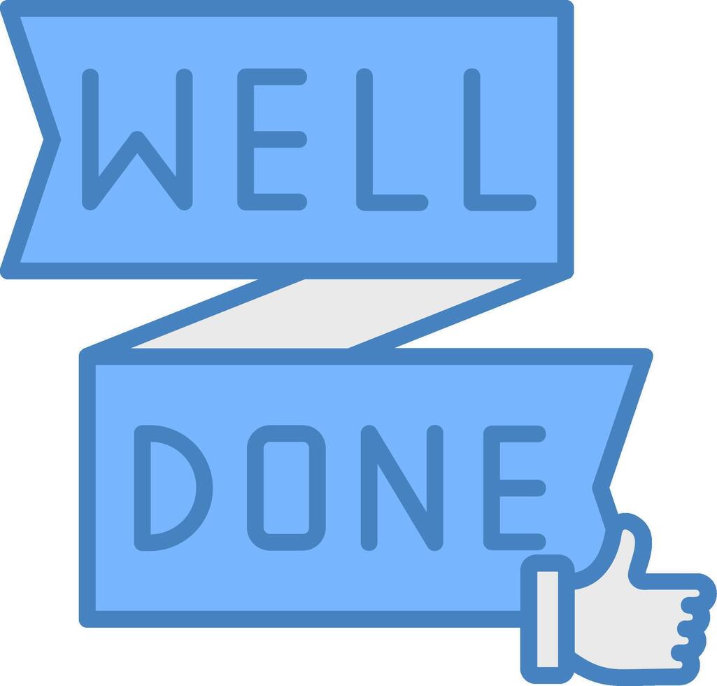 Well Done Light Sketch Form vector
