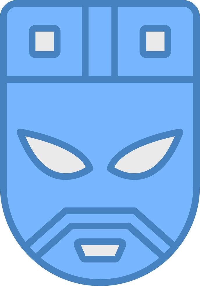 Mask Solid UX Block vector