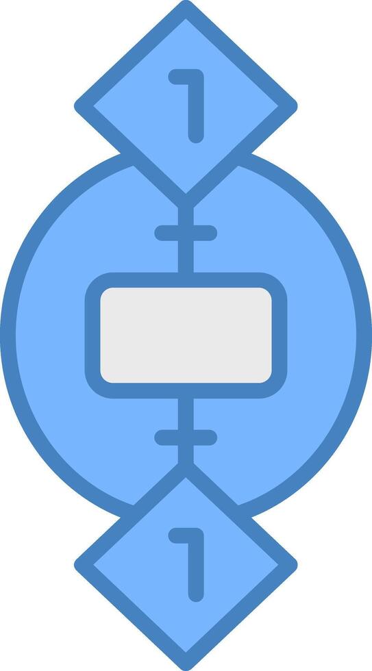 One To One Gradient Style Object vector