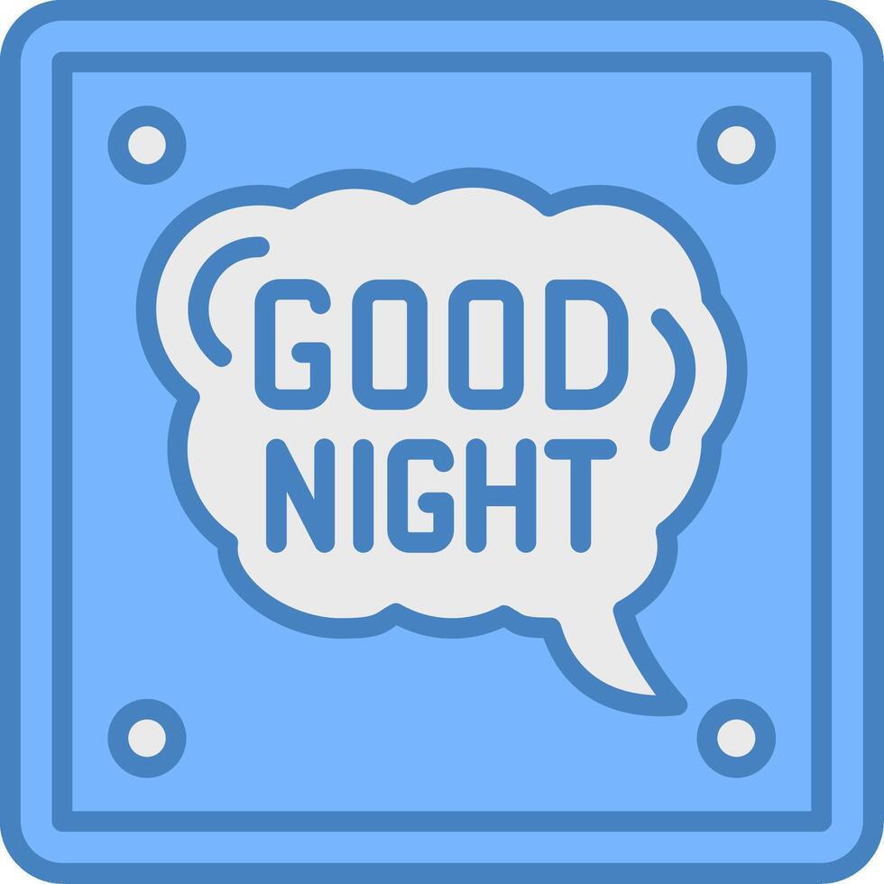 Good Night Web Ready Unit vector