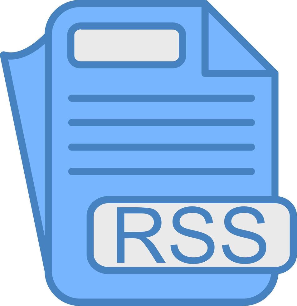 RSS Modern Shape Pattern vector