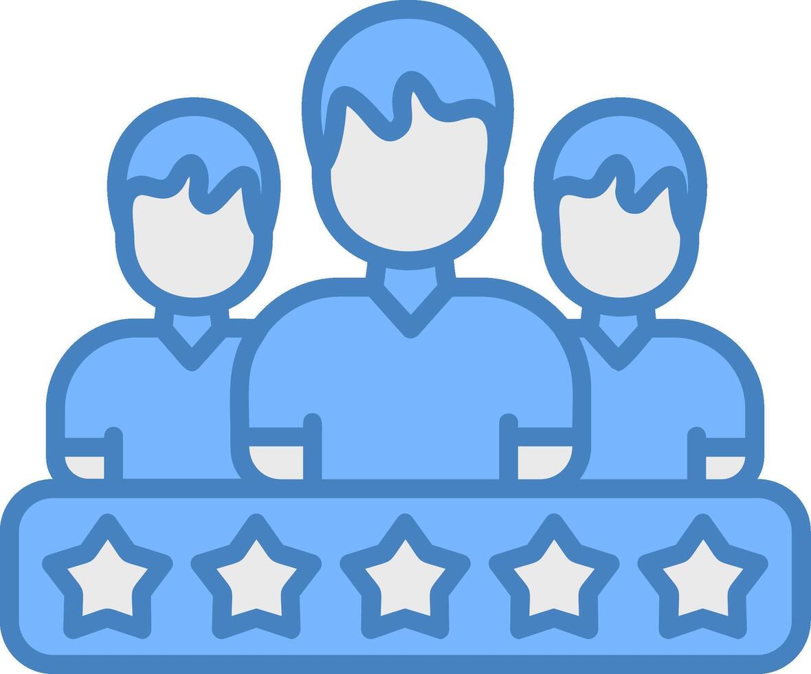 Customer Testimonial Simplified Sketch Piece vector