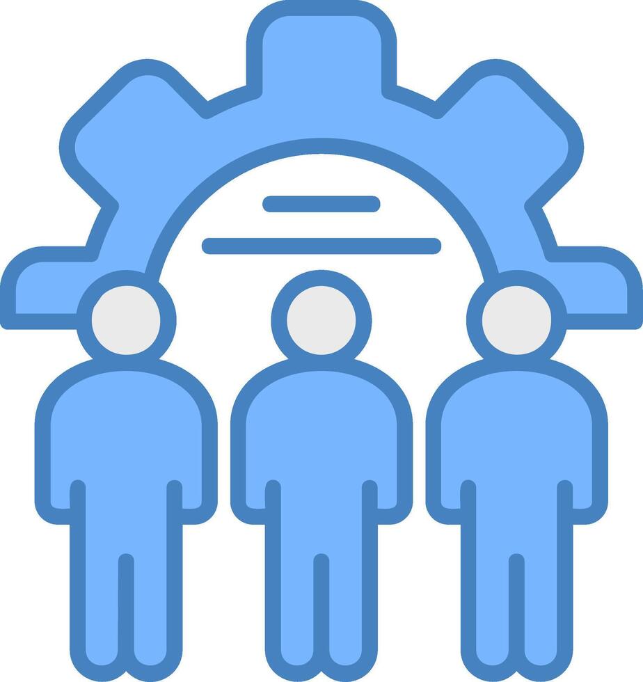 Team Building Subtle UX Stamp vector
