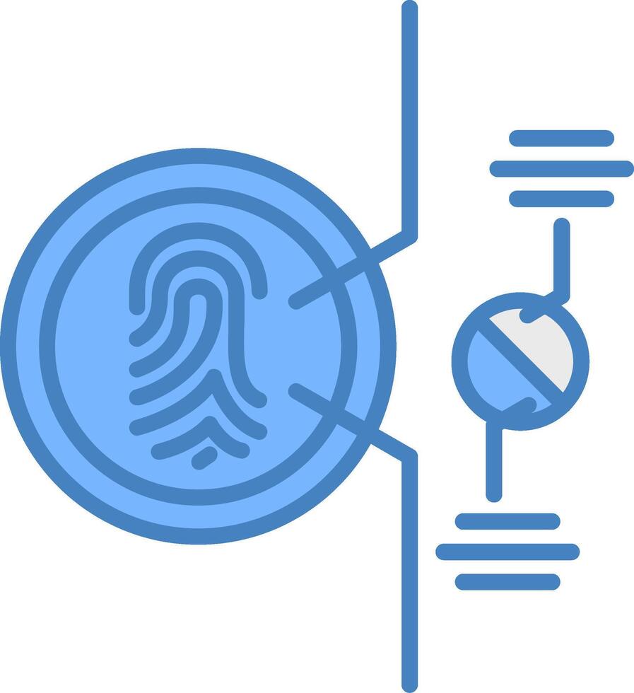 Biometric Seamless Interface Block vector