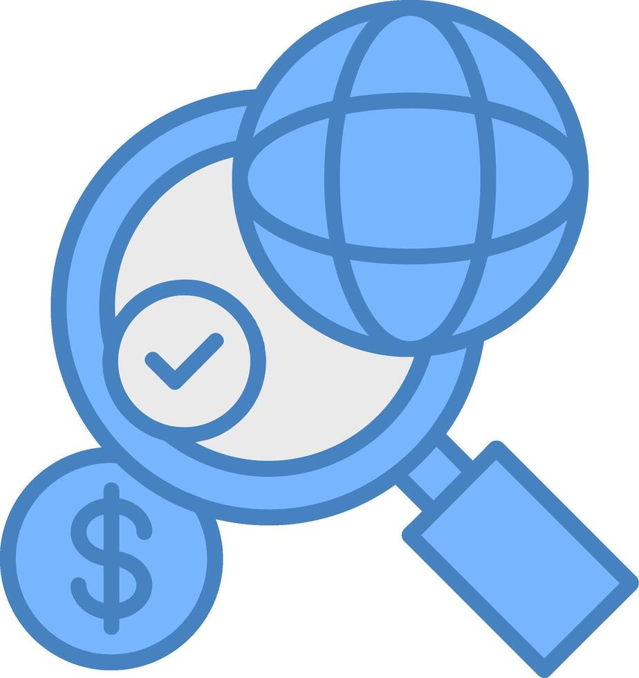 Global Search Next-Gen App Graphic vector