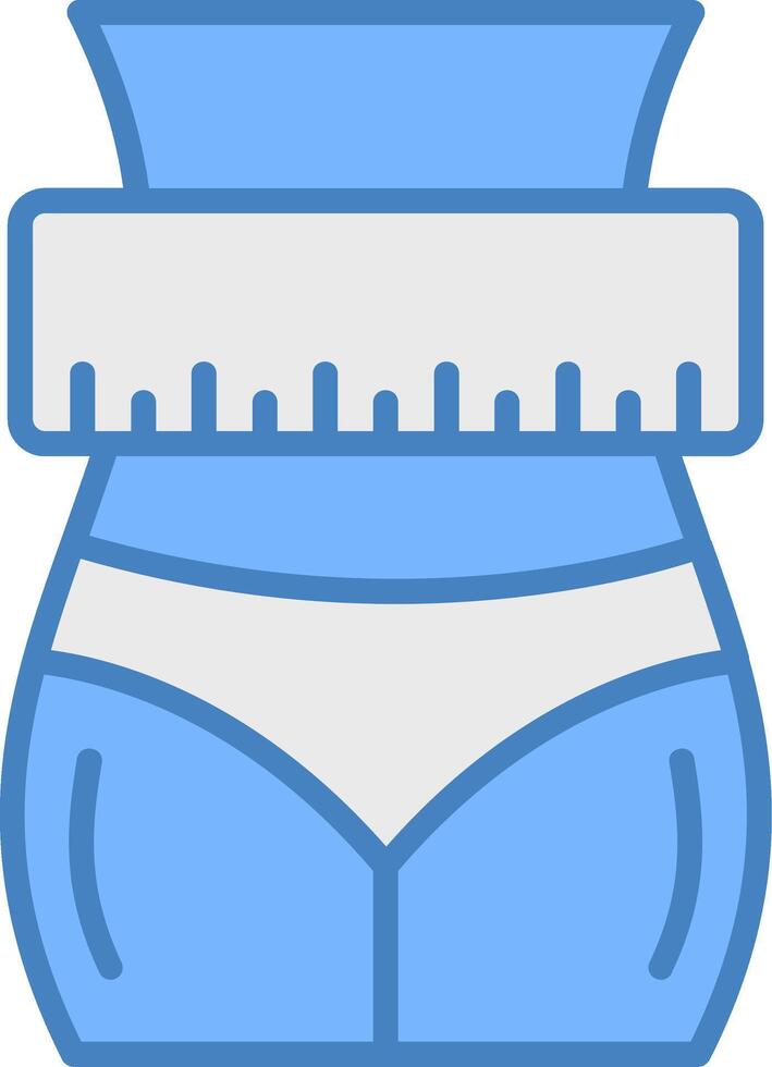 Measure Sleek Visual Element vector