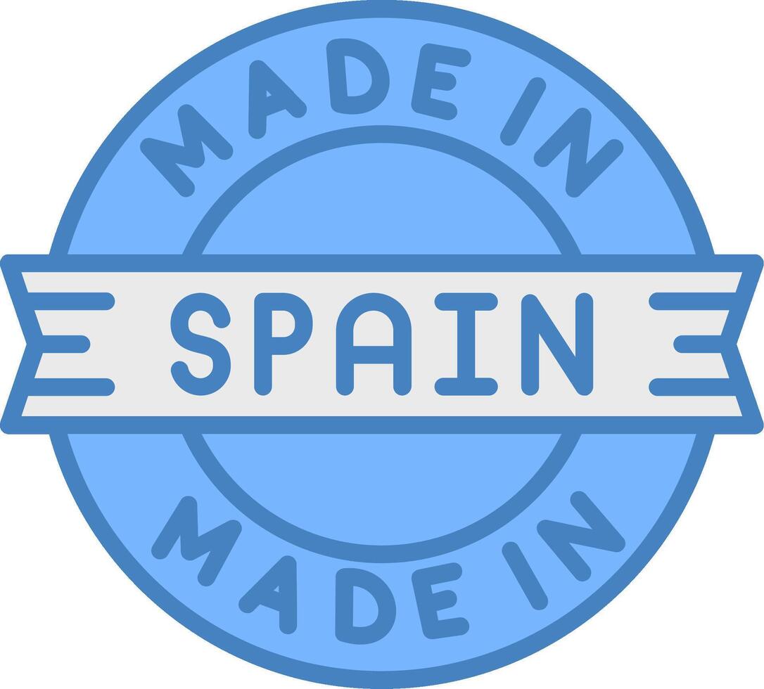 Made In Spain Interactive System Unit vector