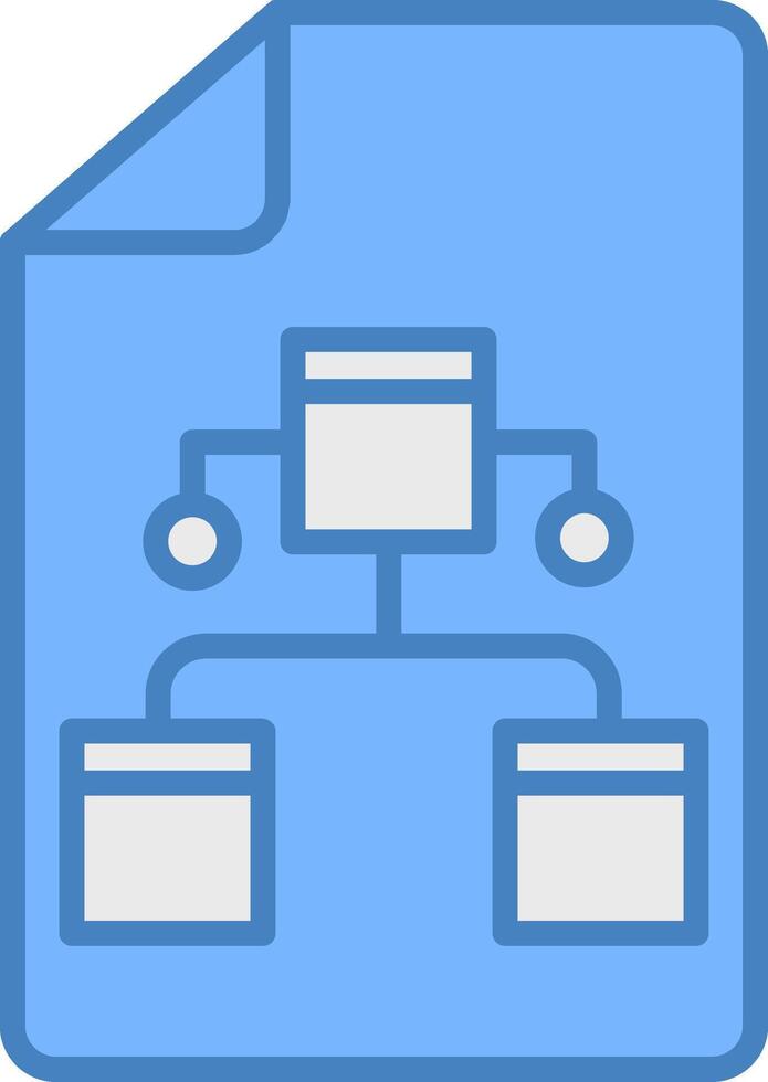 Data Model Futuristic UI Element vector