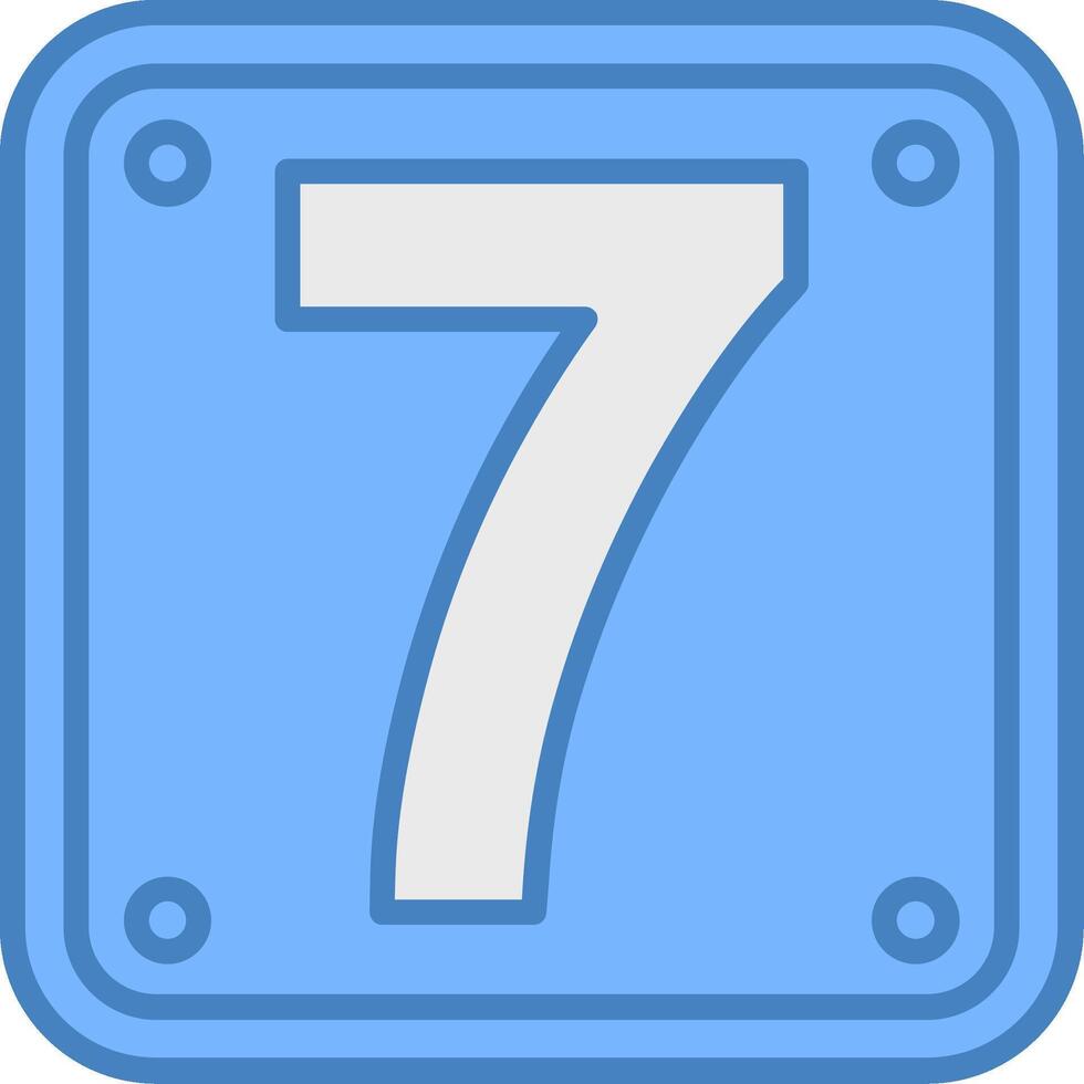 Number 7 Innovative UX Pattern vector