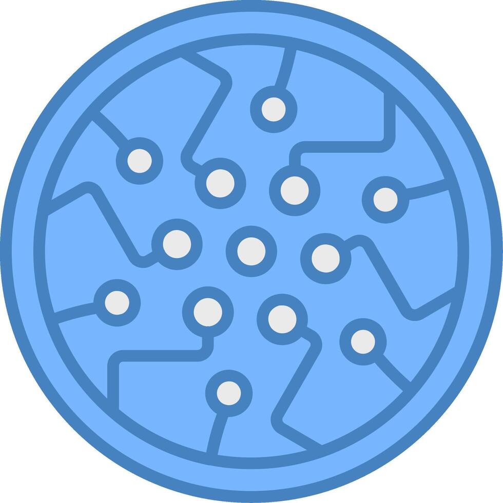 Science Technology Bold Grid Emblem vector