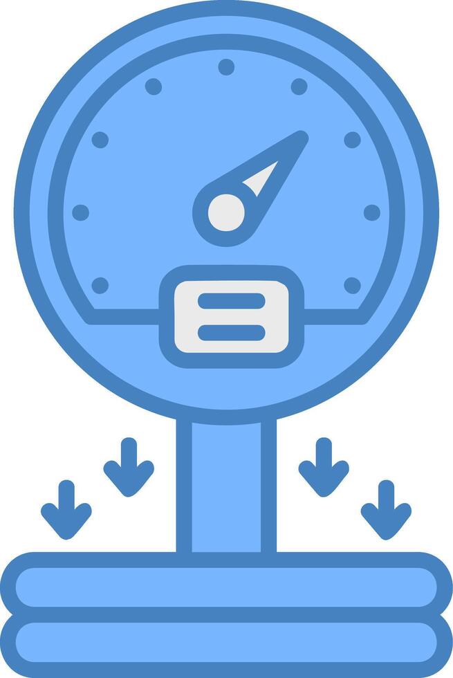 Pressure Sensor Responsive Web Emblem vector