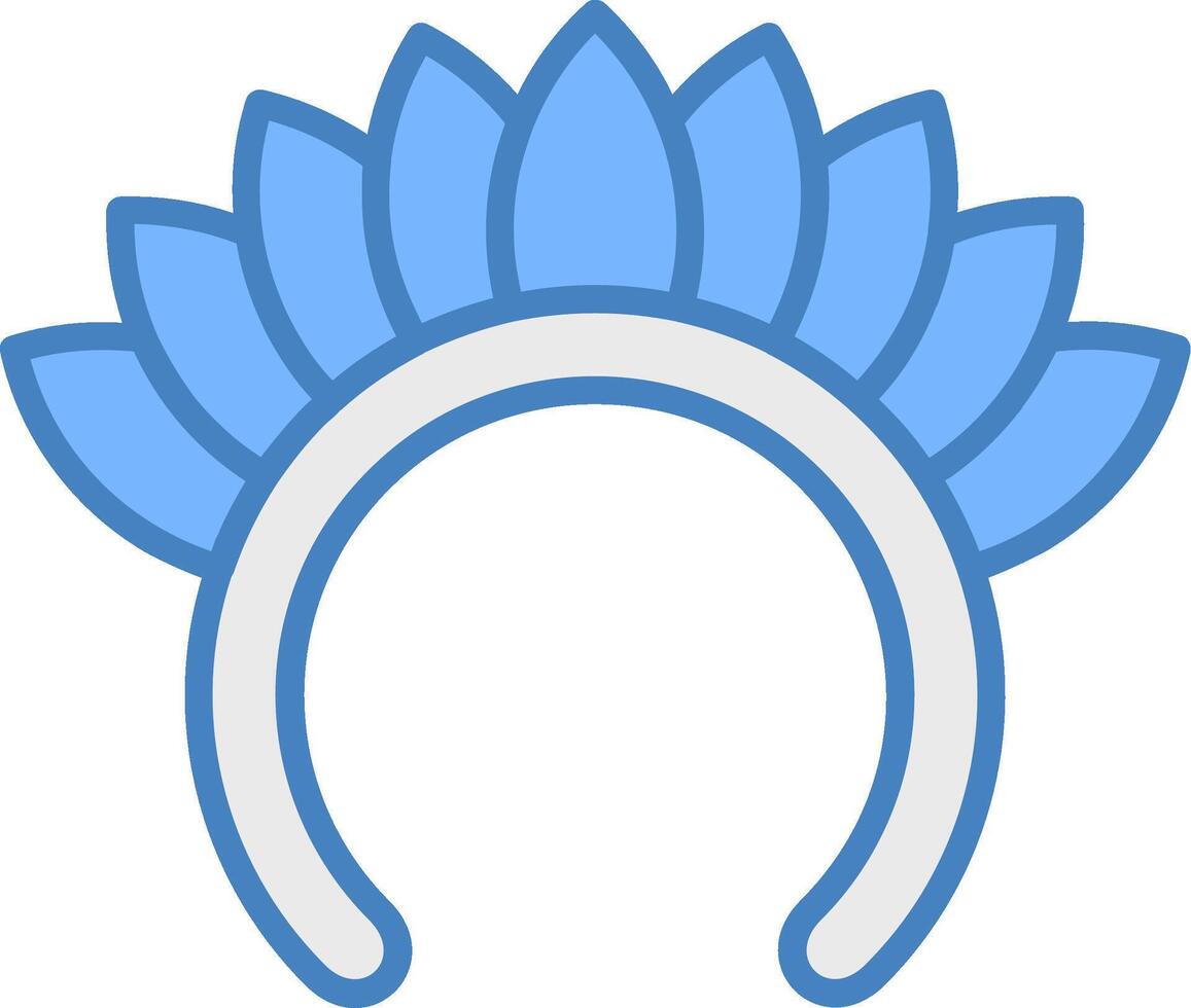 Headdress Solid UX Block vector