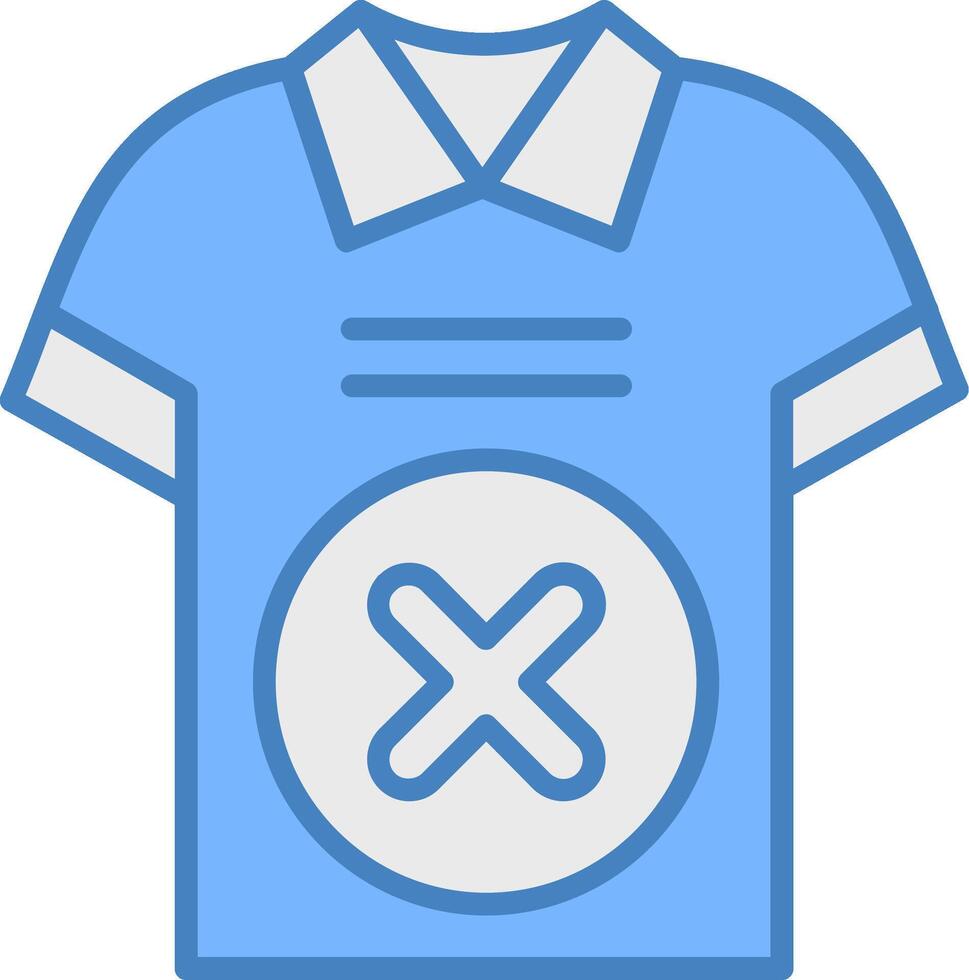 Tshirt Sharp Outline Badge vector