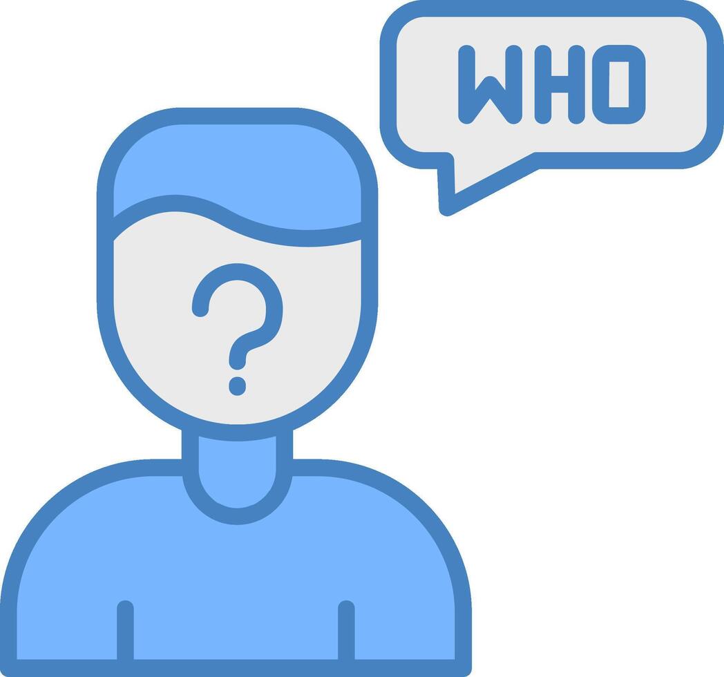 Who Detailed Line Drawing vector