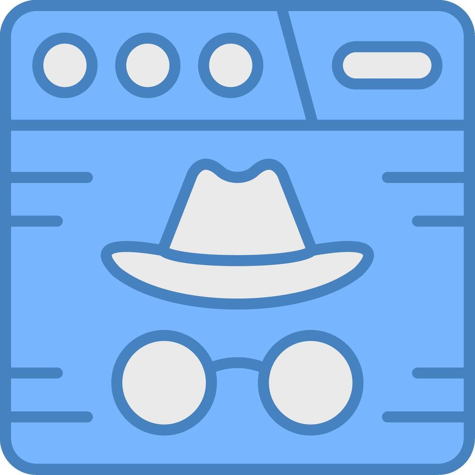 Incognito Clear Line Pattern vector