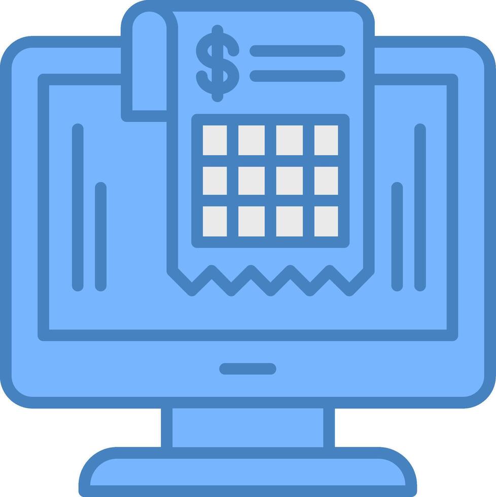 Invoice Ultra Thin Mark vector