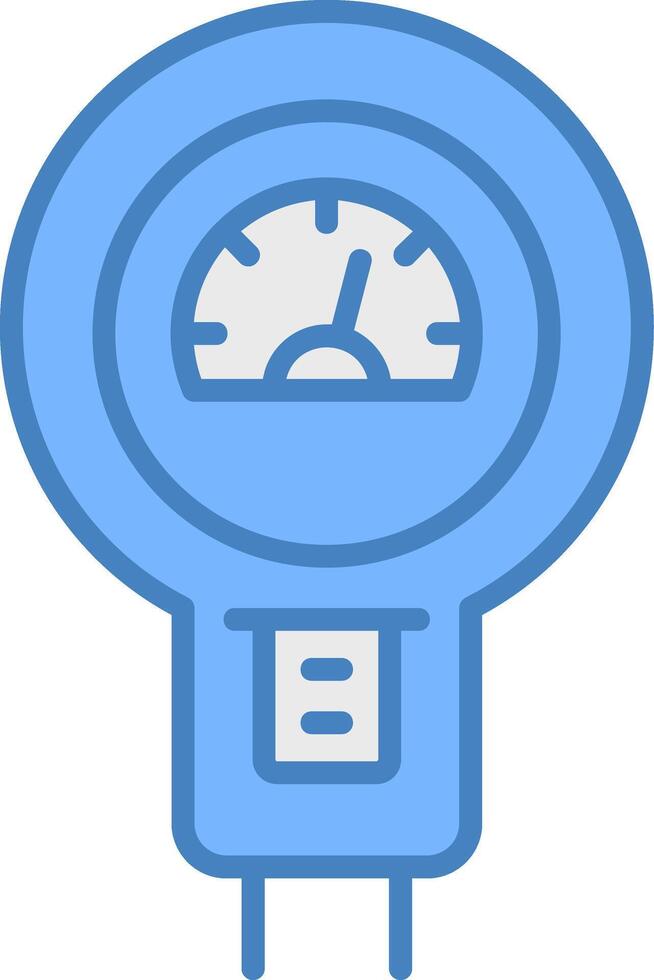 Parking Meter Modern Visual Asset vector
