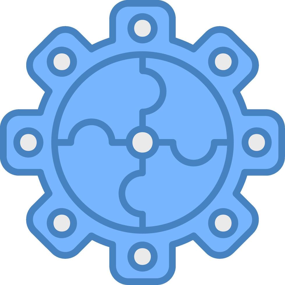 Puzzle Fresh Icon Module vector