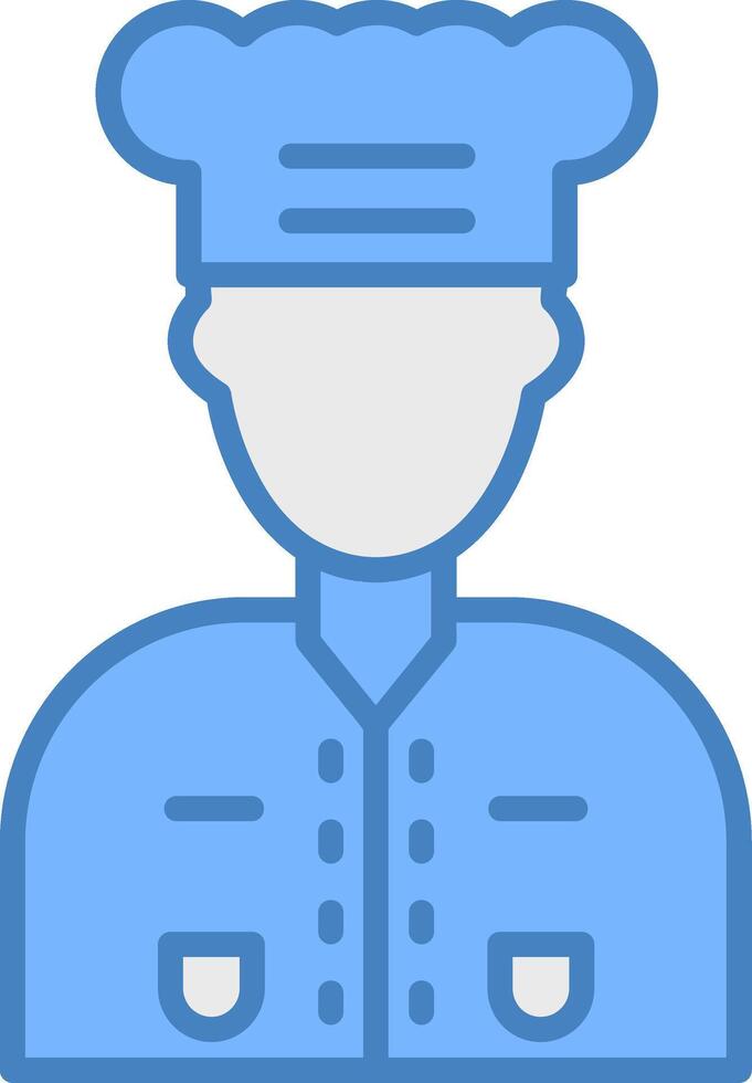 Chef Modern Shape Pattern vector