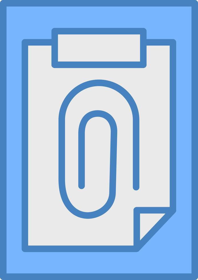 Paper Clip Polished UX Feature vector