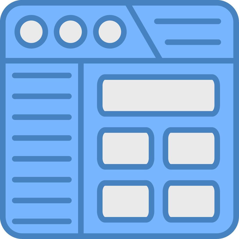 Sidebar Light Sketch Form vector