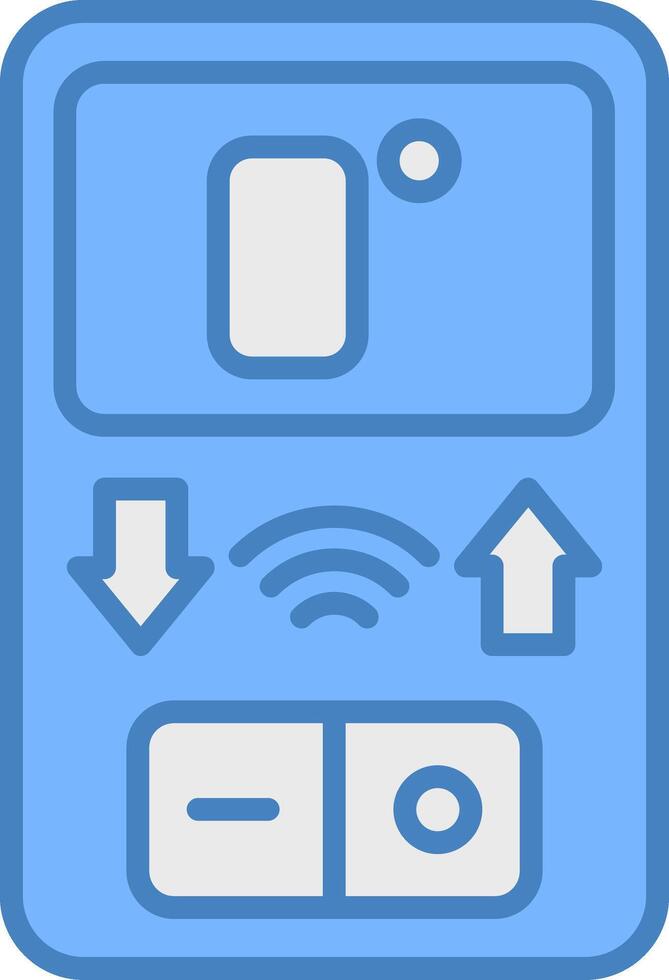 Thermostat Smooth Shape Graphic vector