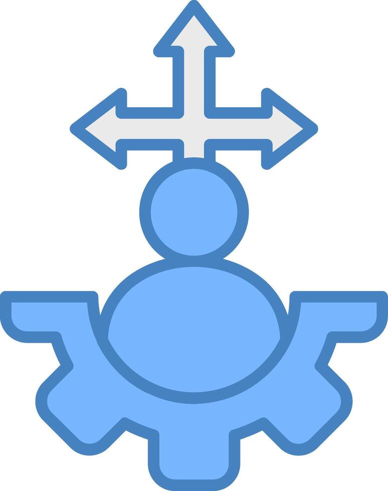 Decision Making Balanced UX Element vector