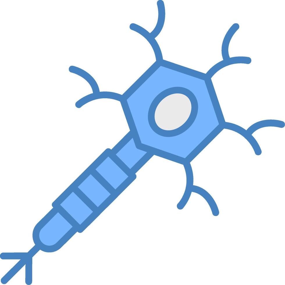 Nerve Cell Digital Sketch Object vector
