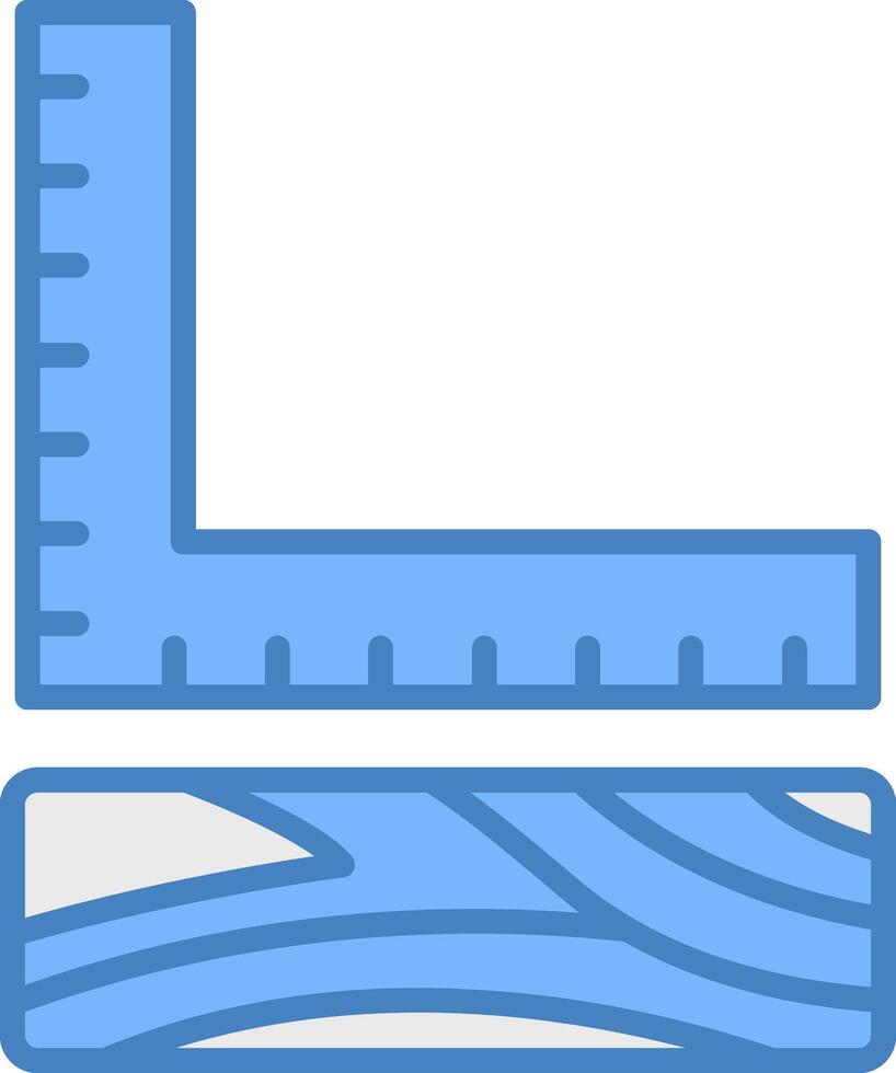 Ruler Trendy Design Stamp vector