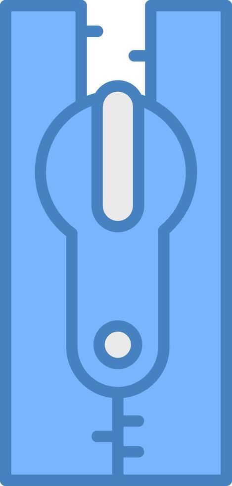 Zipper User Interface Mark vector
