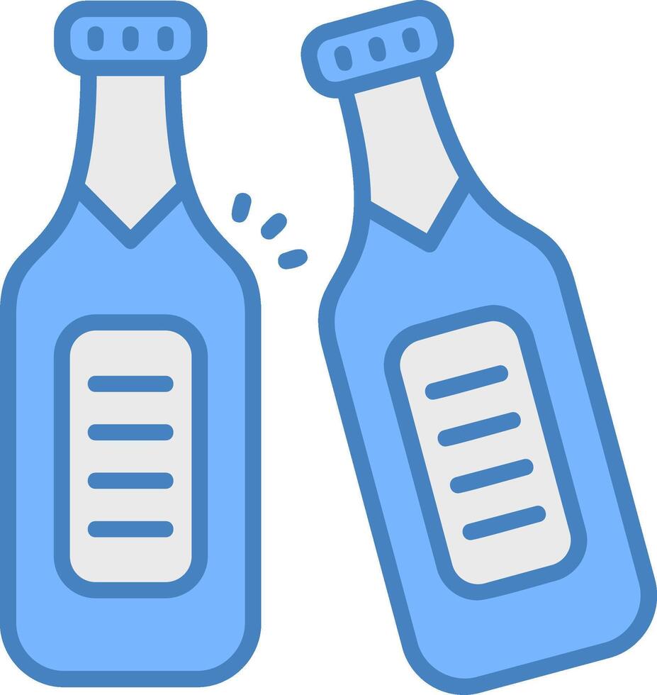 Beer Bottle Creative Frame Token vector