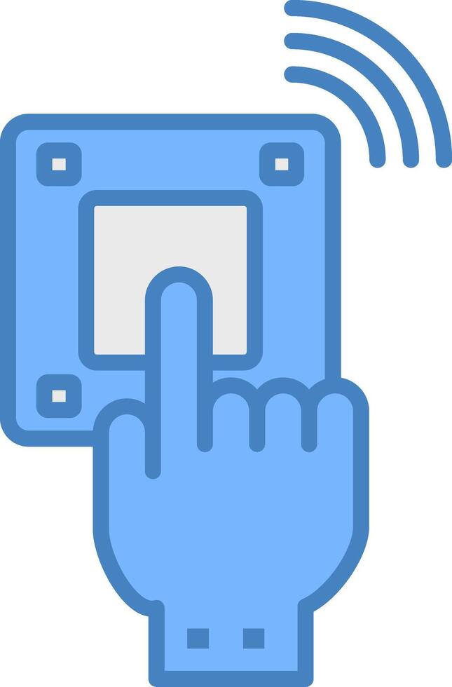 Emergency Button Intuitive UX Component vector