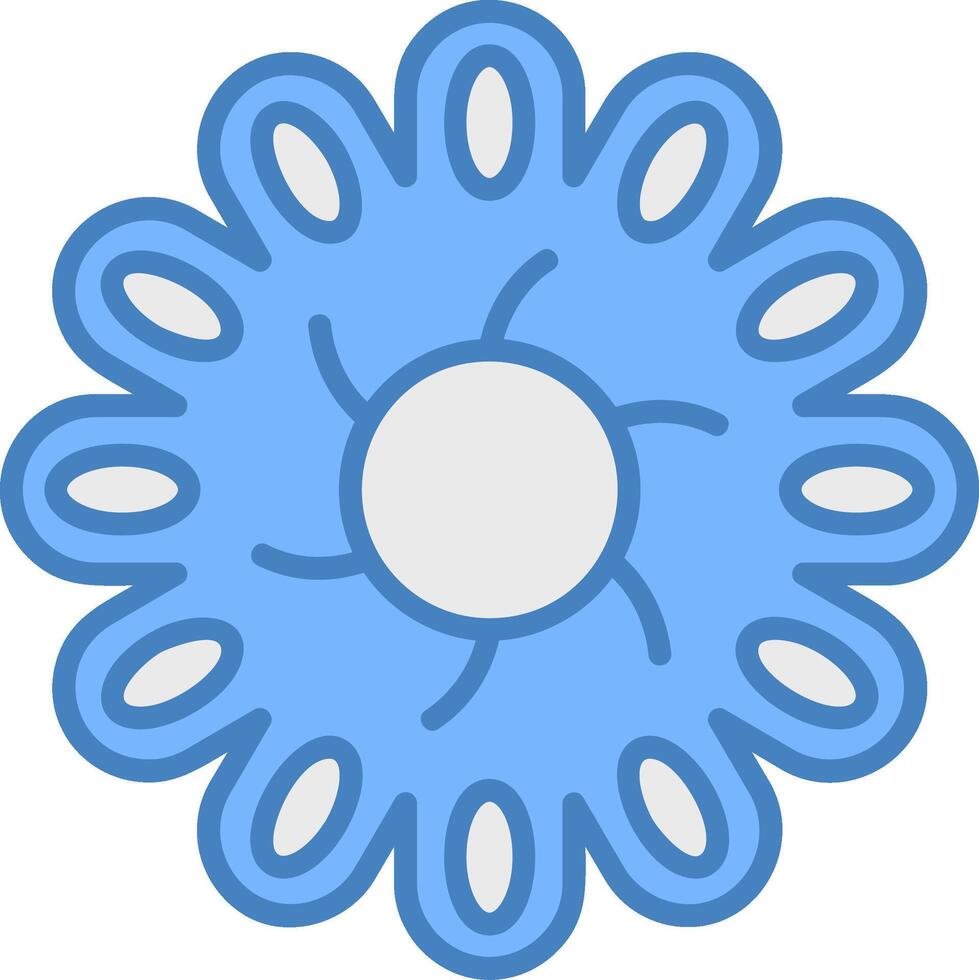 Flower Streamlined Mark vector
