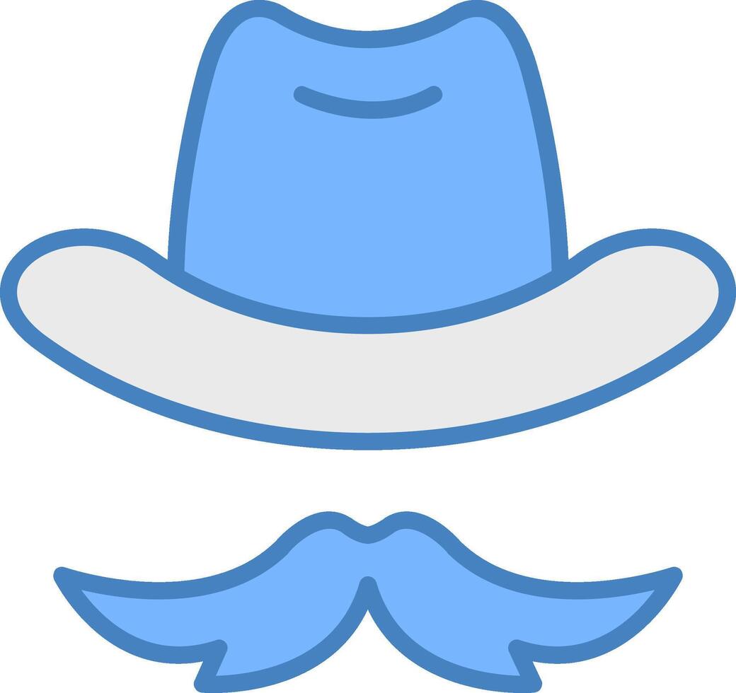 Mustache Smooth Web Graphic vector