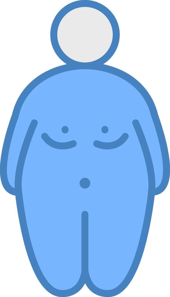 Over Weight Sharp Outline Badge vector