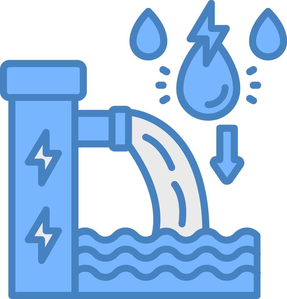 Waste Water User Interface Mark vector