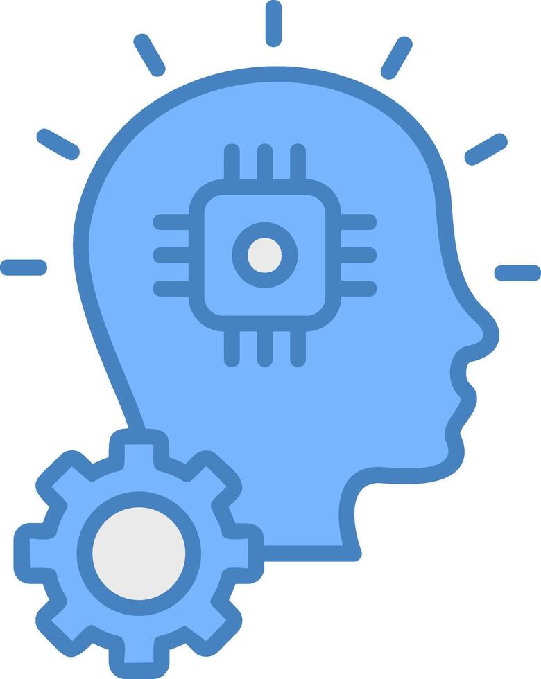 AI Handcrafted Line Element vector