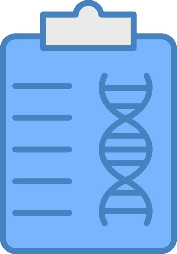 Dna Report Hybrid Icon Module vector