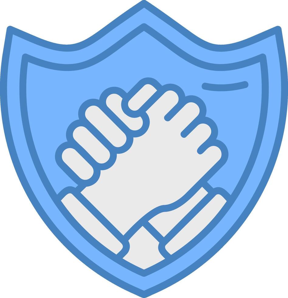 Shield Bright Color Symbol vector