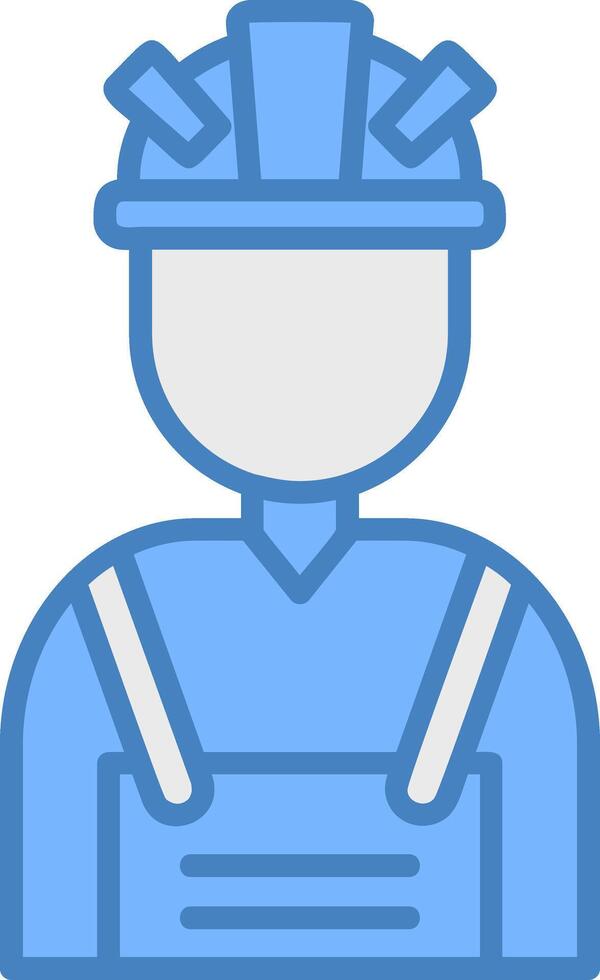 Worker Simple Visual Module vector