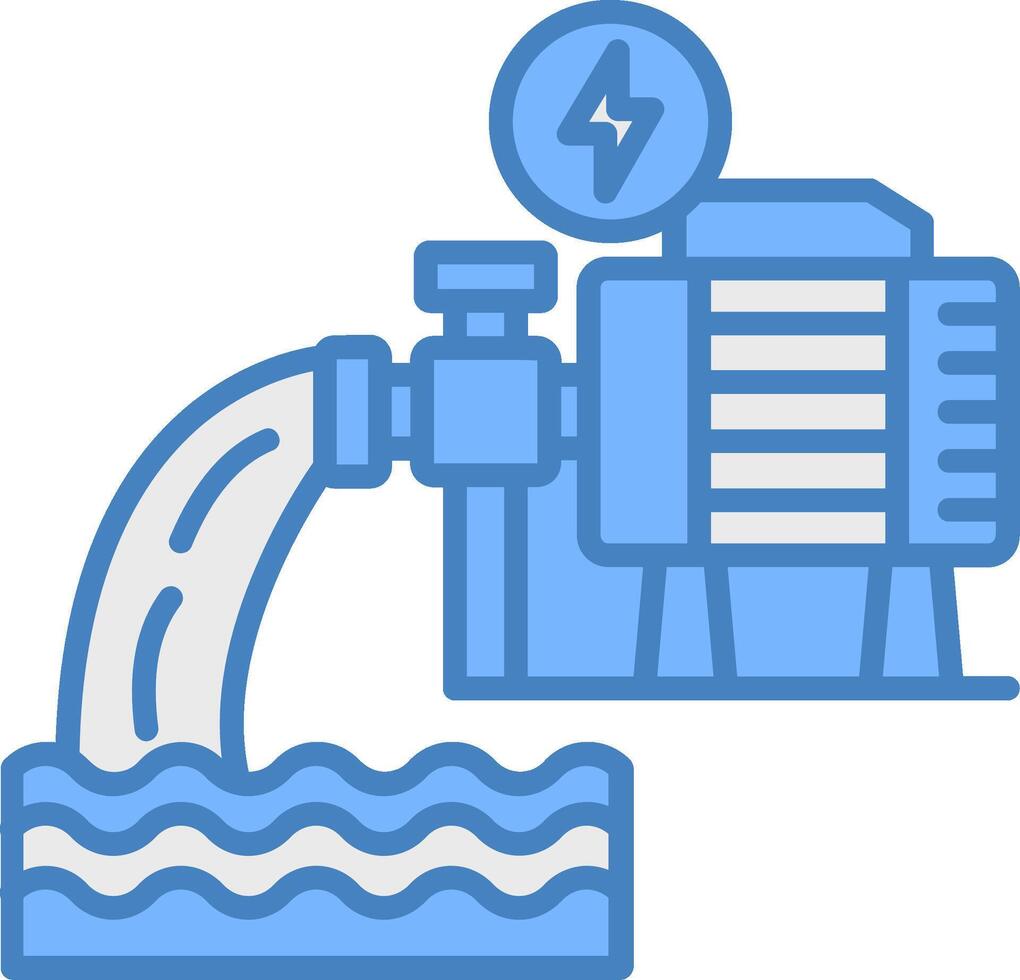 Water Pump Fresh Icon Module vector