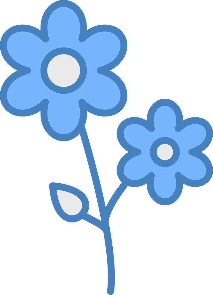 Flower Futuristic UI Element vector