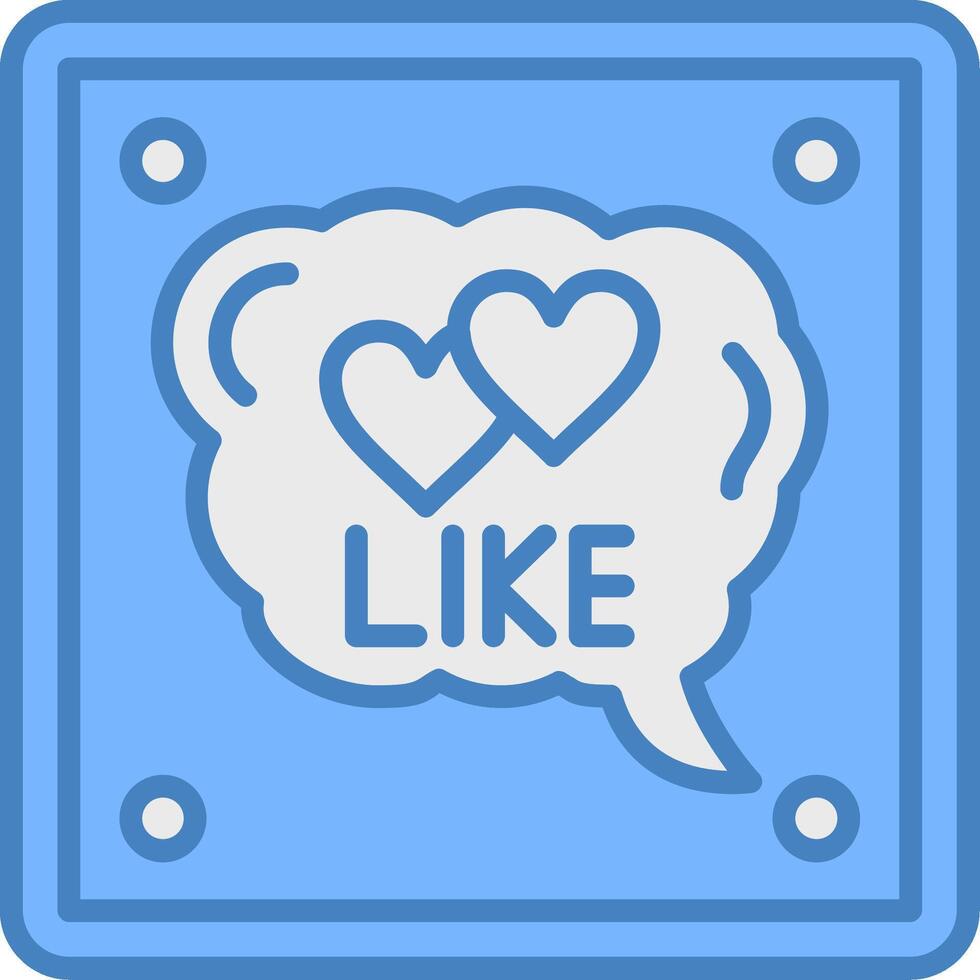 Like Bright Color Symbol vector