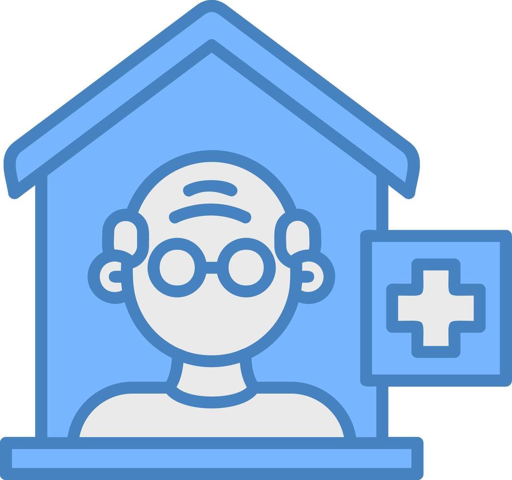 Old House Simple Visual Module vector