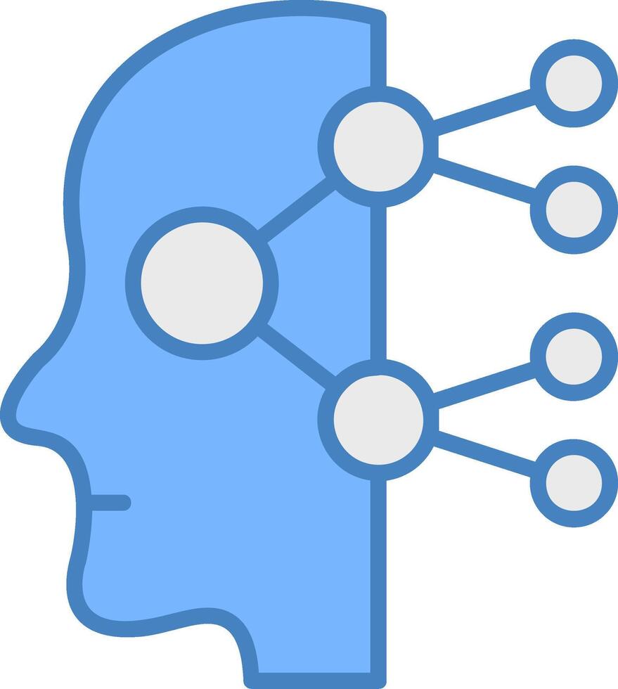 Neural Network Crisp UX Graphic vector