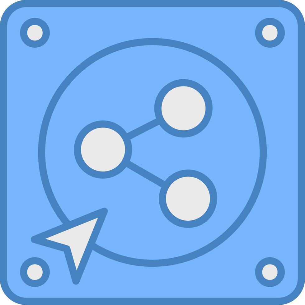 Share Sleek Visual Element vector